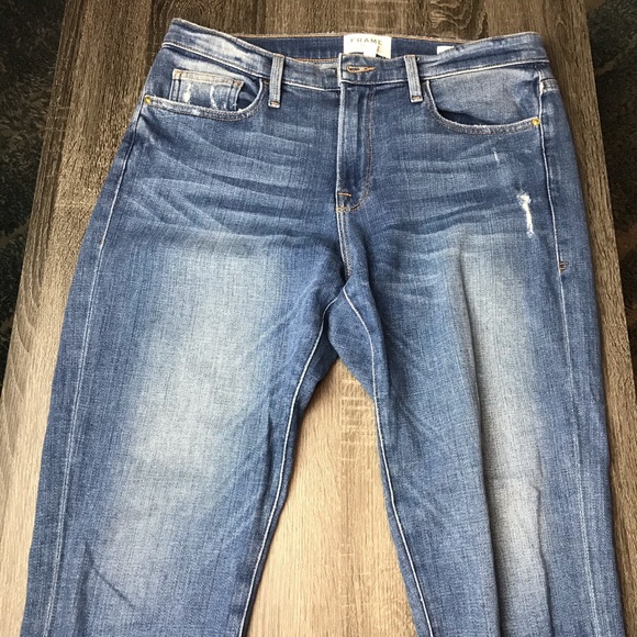 Frame jeans Le Boy cut with ankle zipper - Picture 2 of 15